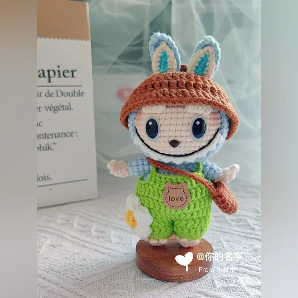 Crochet Labubu Doll-Unique Stuffed Toy-Cute Delicate Crochet Doll-Gift for Kids - Picture 9 of 10